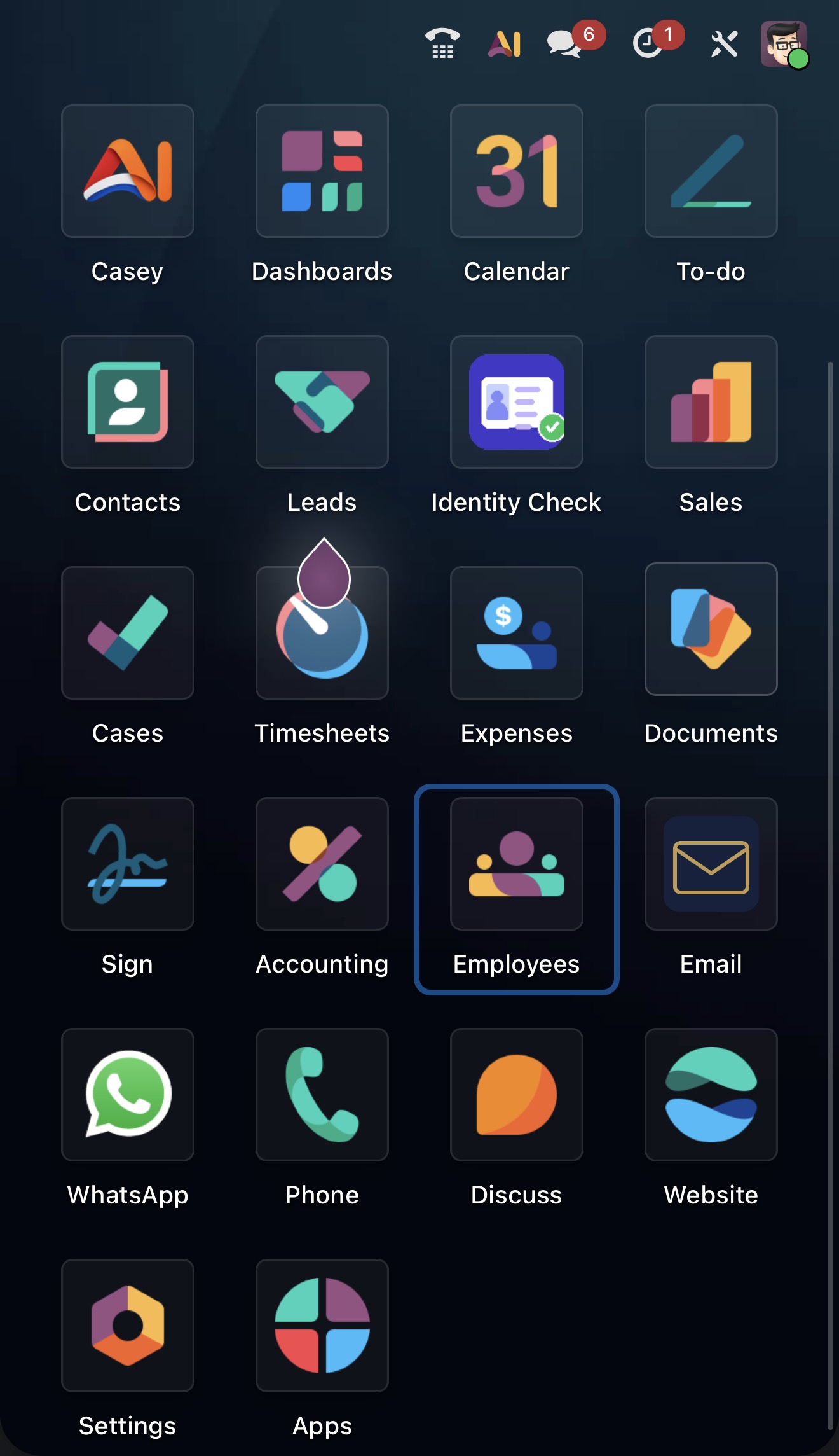 Unomia platform — English mobile